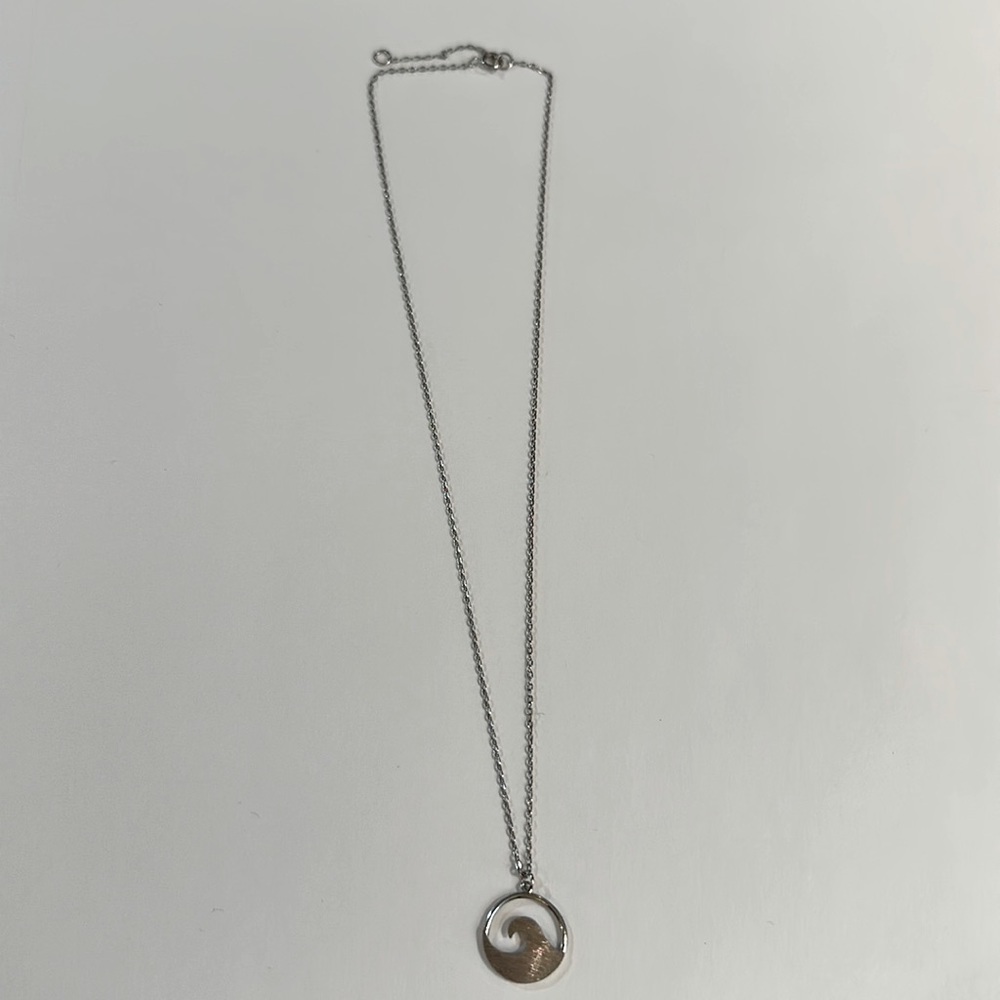 Silver Wave Necklace